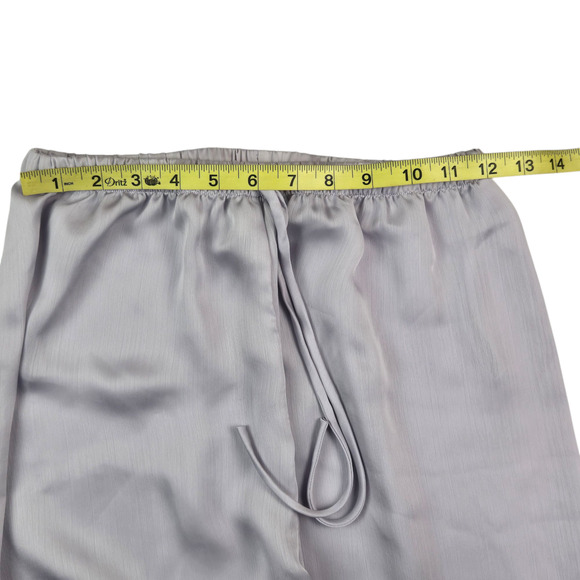 Vintage Natori Two Piece Pajama Set Size XS Purple Embroidered Top Pants - Picture 6 of 7